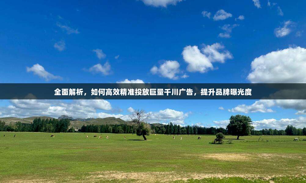 全面解析,如何高效精准投放巨量千川广告,提升品牌曝光度